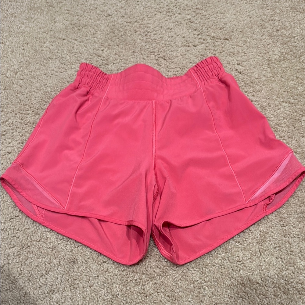 Lululemon Athletica Pink Athletic Shorts Lightweight 4 inch